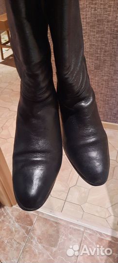 Сапоги зимние натуральная кожа 39