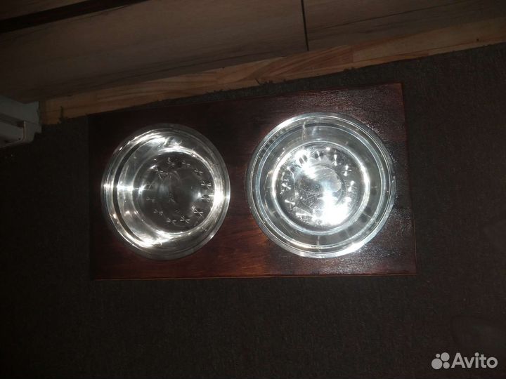 Собачья подставка для мисок новая