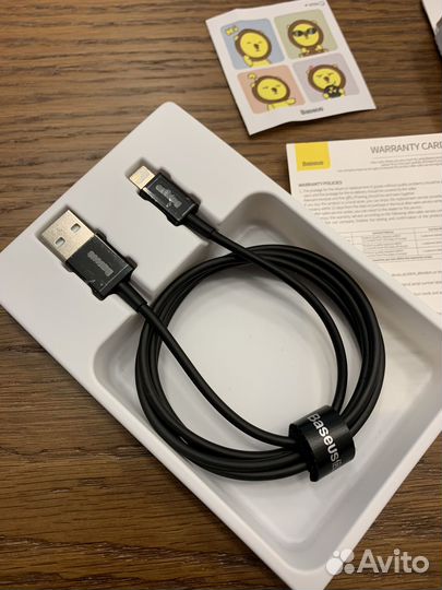 Провод baseus оригинал lightning - USB 1м
