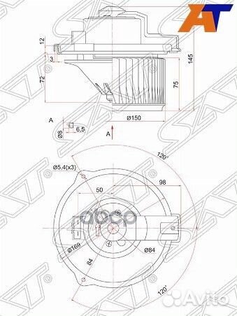 Мотор отопителя салона Toyota Camry (XV20,XV30)