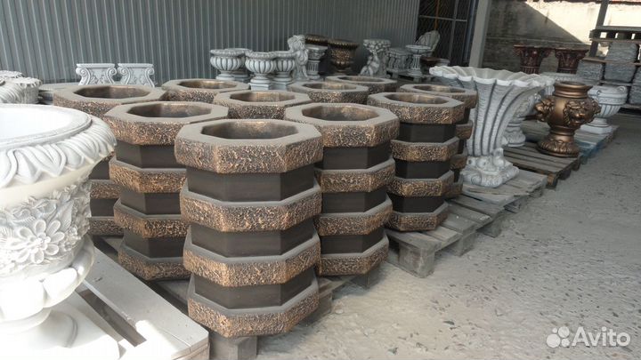 Урна уличная из бетона