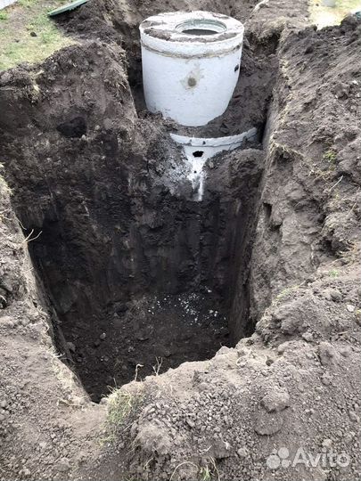 Септик из бетонных колец