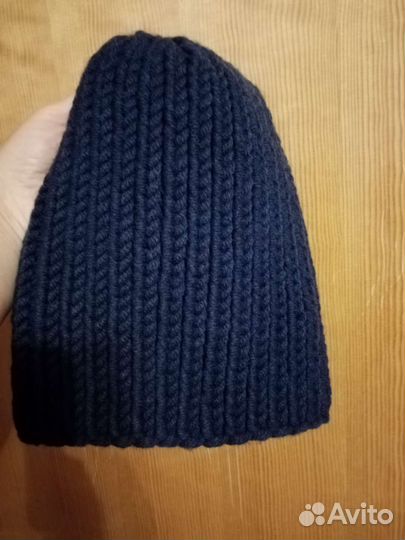 Шапка вязаная новая(тыковка)