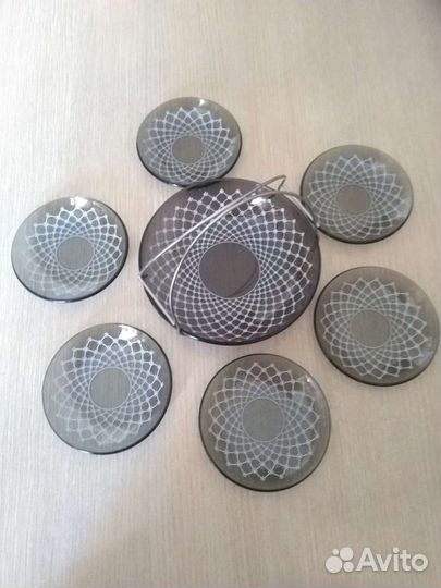 Винтажный набор посуды для варенья, десертов