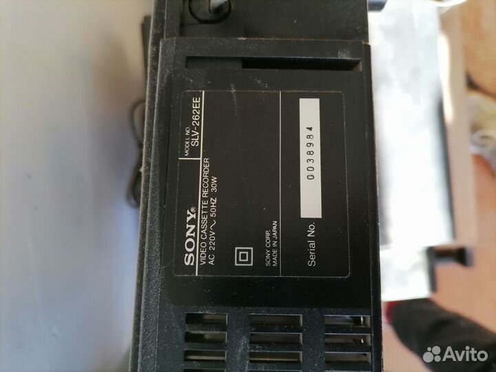 Видеомагнитофон sony