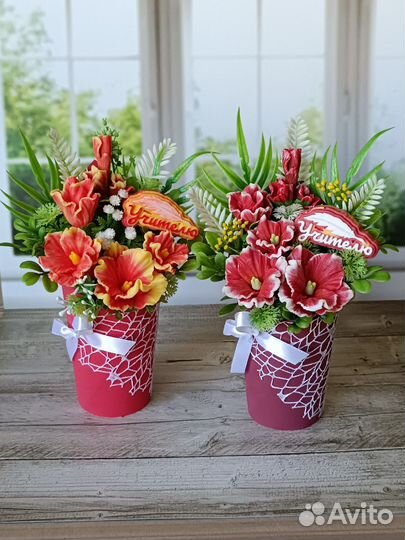 Букет цветов из мыла