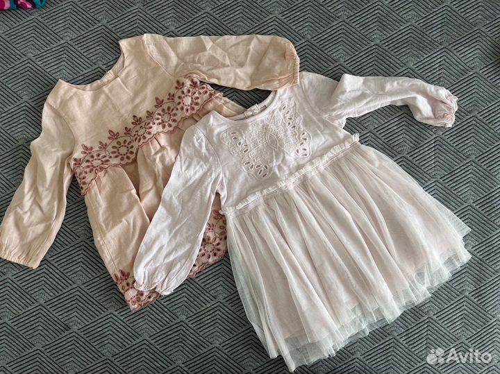 Вещи пакетом на девочку/ пакет вещей 80