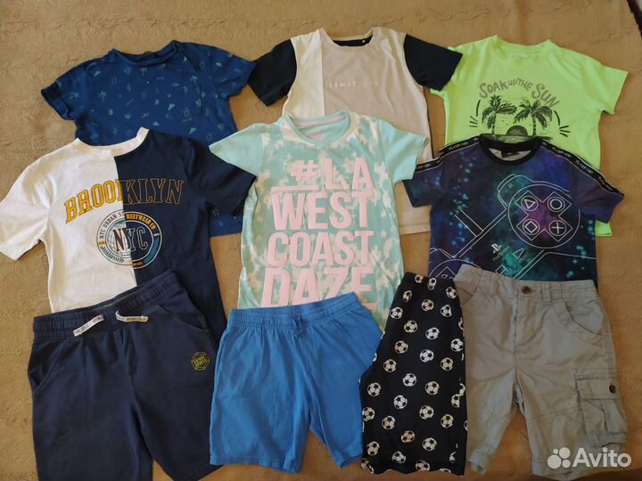 Пакет летних вещей для мальчика 122 128 см