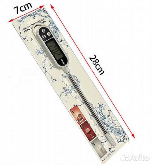 Термометр электронный с щупом