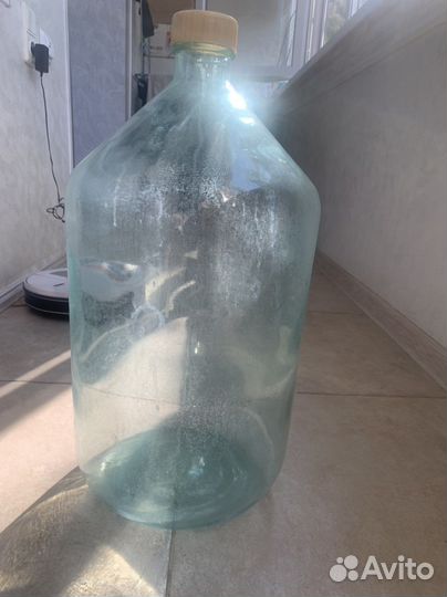 Бутылка стеклянная 20 литров