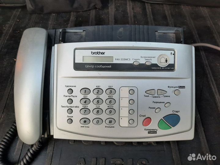 Телефон факс brother fax-335mcs