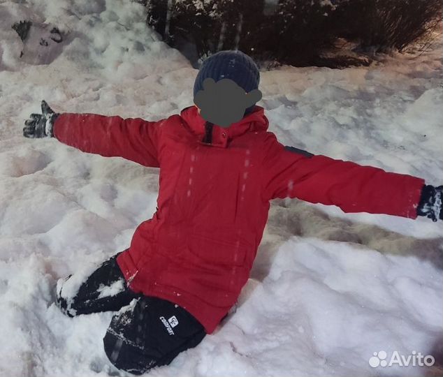 Куртка зимняя для мальчика р. 140