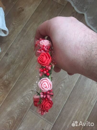 Ободок для волос ручной работы