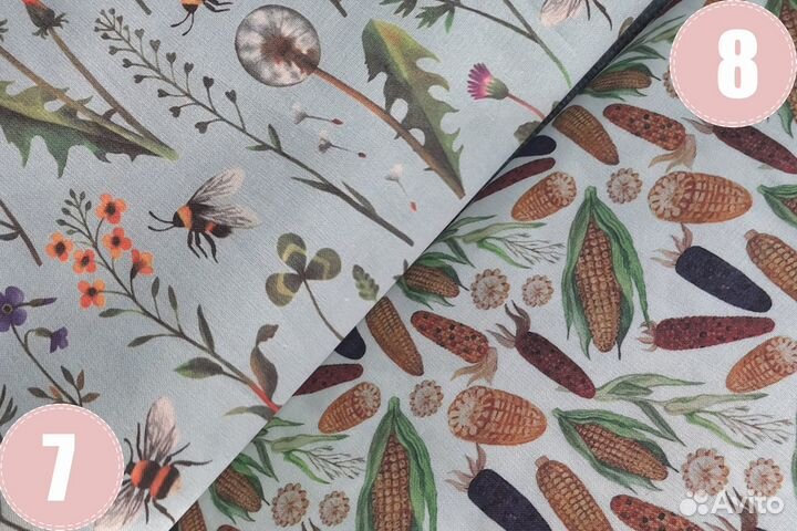 Ткань лен / хлопок