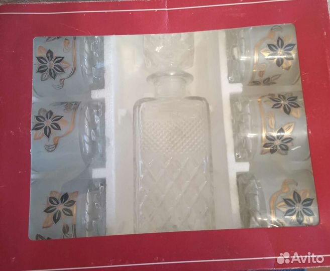 Набор стаканов windrose с графином новый