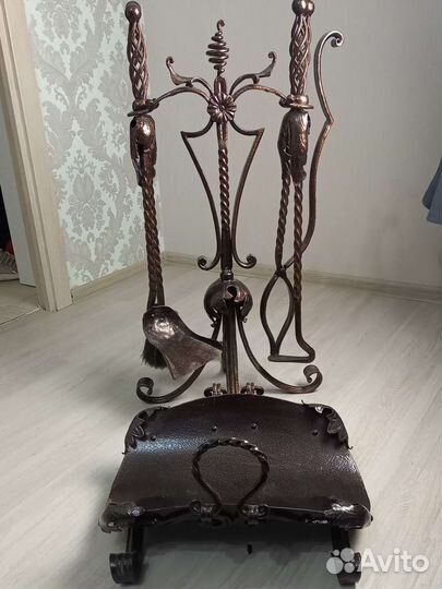 Кованый каминный набор