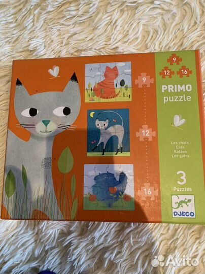 Пазлы Djeco Кошки