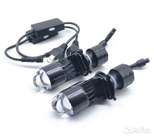 BI-LED Лампы H4 С Линзой Ближний / Дальний