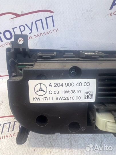 Блок управления климат-контролем Mb Cls550 C218