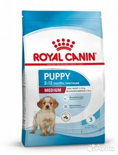Royal canin корм для щенков