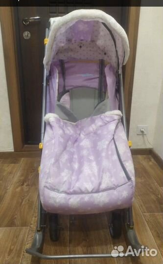 Детские санки коляска