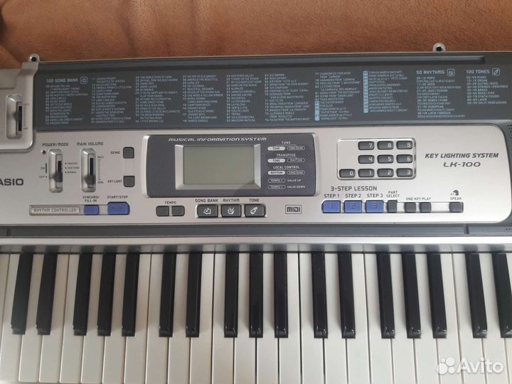 Синтезатор casio lk-100
