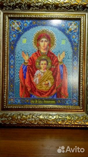 Иконы ручной работы из бисера