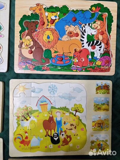 Деревянные пазлы