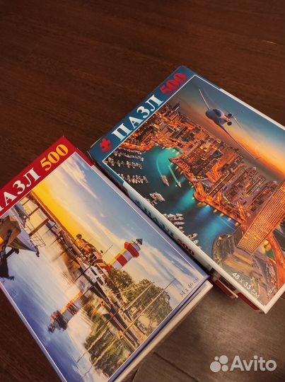 Пазлы на 500 и 1000 деталей