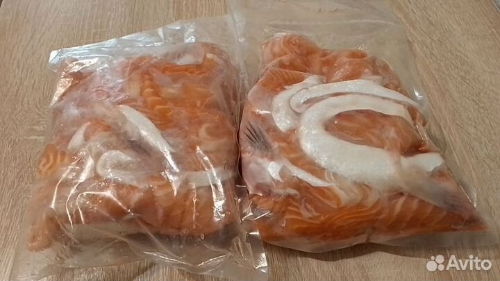 Брюшки семги свежемороженые