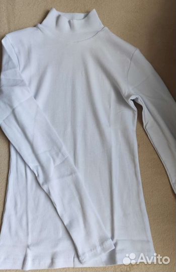 Белая женская водолазка 44-46
