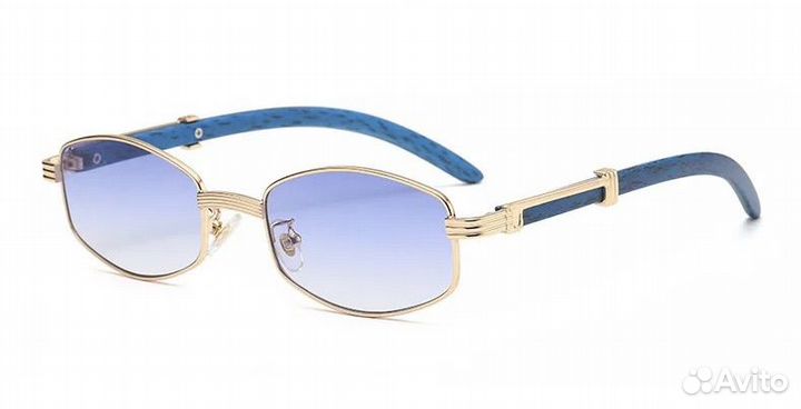 Очки с голубыми линзами