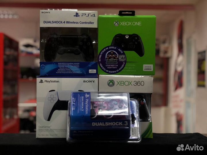 Все для PS4/PS3 Xbox One/360 Новые Геймпады.Ремонт