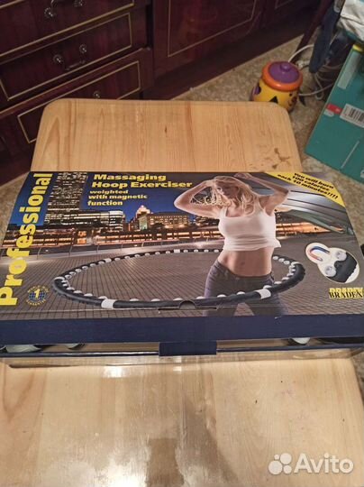 Утяжеленный массажный обруч с магнитами Bradex