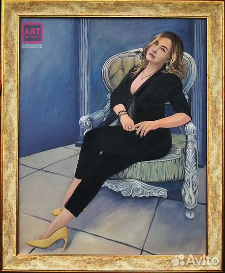 Портрет по фото, на заказ, маслом на холсте