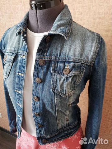 Джинсовая куртка женская 42