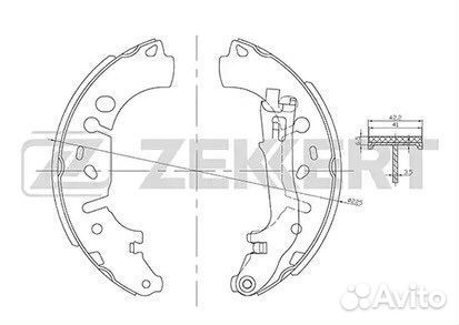 Тормозные колодки задние Opel Adam Corsa