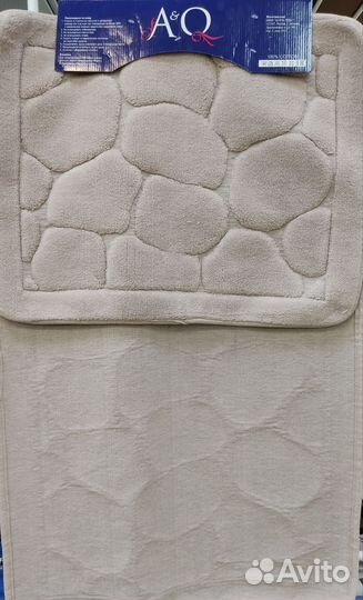 Набор ковриков для ванной без выреза 60*100+60*50