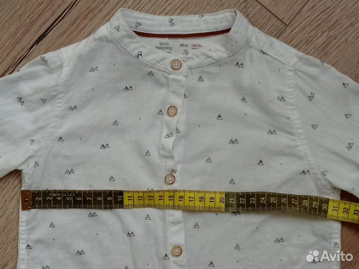 Рубашка zara для мальчика 92