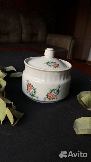 Сахарница фарфор СССР