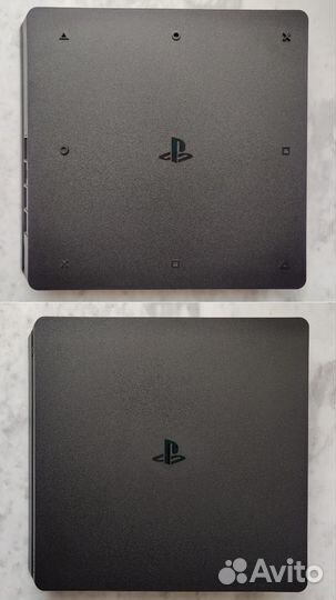Sony PS4 Slim + игры + 2 геймпада