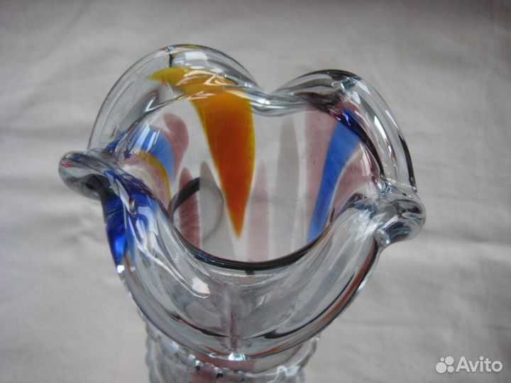 Ваза Чешское стекло