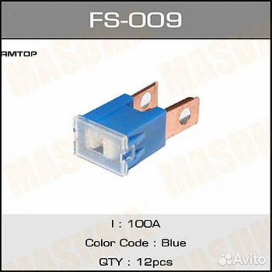Masuma FS-009 Предохранитель силовой 100А (П) Masu