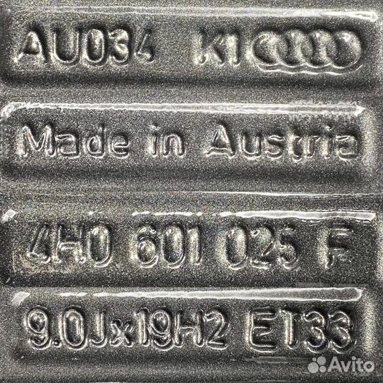 Оригинальные, литые диски Audi A8, r19 5x112