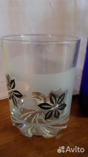 Вазы из цветного стекла СССР