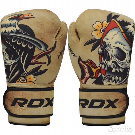 Боксерские перчатки RDX T14 harrier tattoo