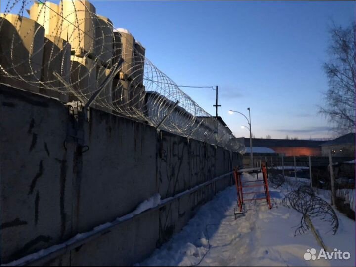 Спиральный барьер безопасности Егоза сбб. Монтаж