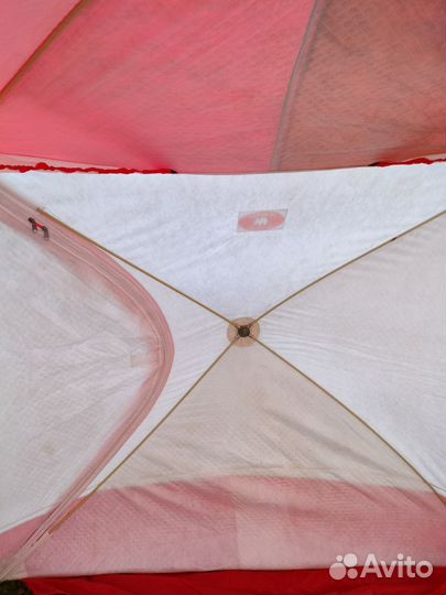 Зимняя палатка медведь куб 4