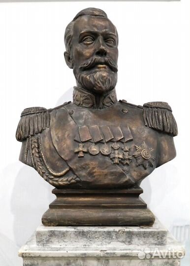 Статуэтка бюст Николай 2