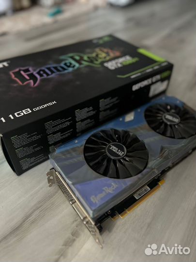Видеокарта gtx 1080 ti 11gb palit game rock